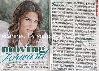 Interview with Kristian Alfonso of DAYS