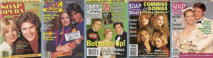 Back Issues of Soap Opera Digest magazine from 1976 thru 2023