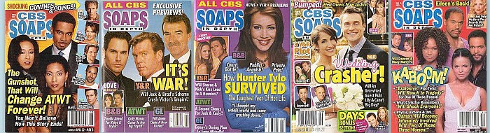 Back Issues of CBS Soaps In Depth magazine from 1997 thru 2020