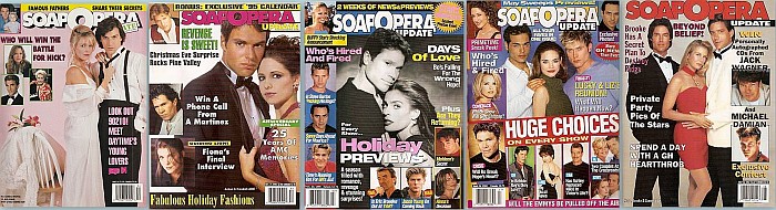 Back Issues of Soap Opera Update from 1988 thru 2002