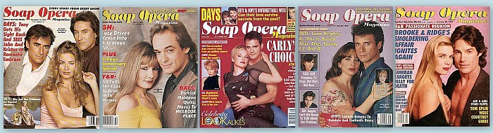 Back Issues of Soap Opera Magazine from 1991 thru 1999