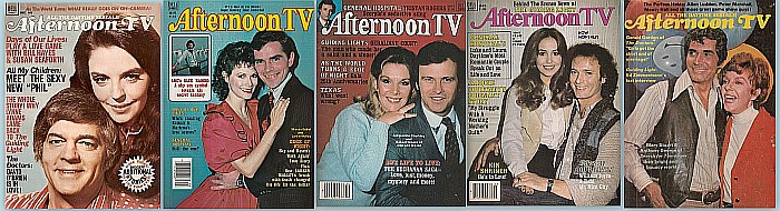Back Issues of Afternoon TV soap opera magazine from 1968 thru 1985